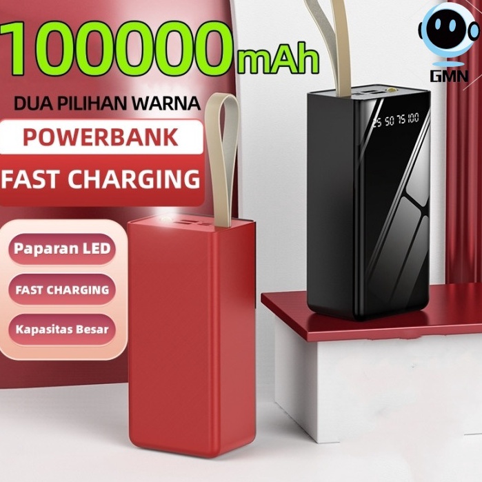 KODE I88Q gmnooy GMN PowerBank 2 USB 1 mAh Fast Charging Power Bank LED Digital Display Portable Pow