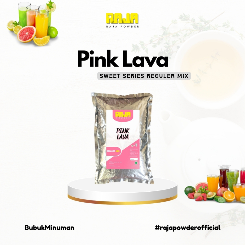 Bubuk Pink Lava Bubuk Minuman Pink Lava Kelapa Powder 1000 gram