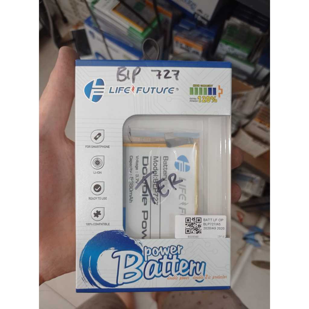 BATRE BATERAI HP MODEL BLP727 OPPO A5 / OPPO A9 2020 ORI LIFE FUTURE LF