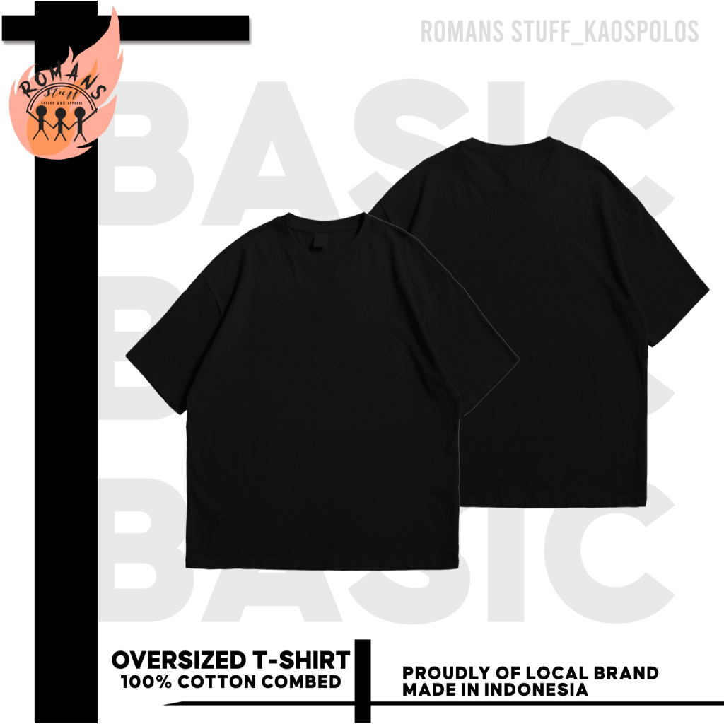 KAOS OVERSIZED BASIC | KAOS OVERSIZED POLOS MURAH | OVERSIZED POLOS MURAH | KAOS DISTRO OVERSIZED PO