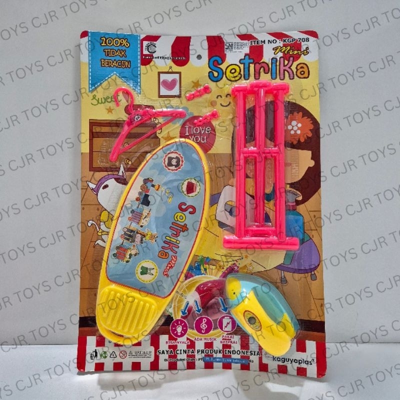 Mainan Setrika Besar Anak Set Lengkap