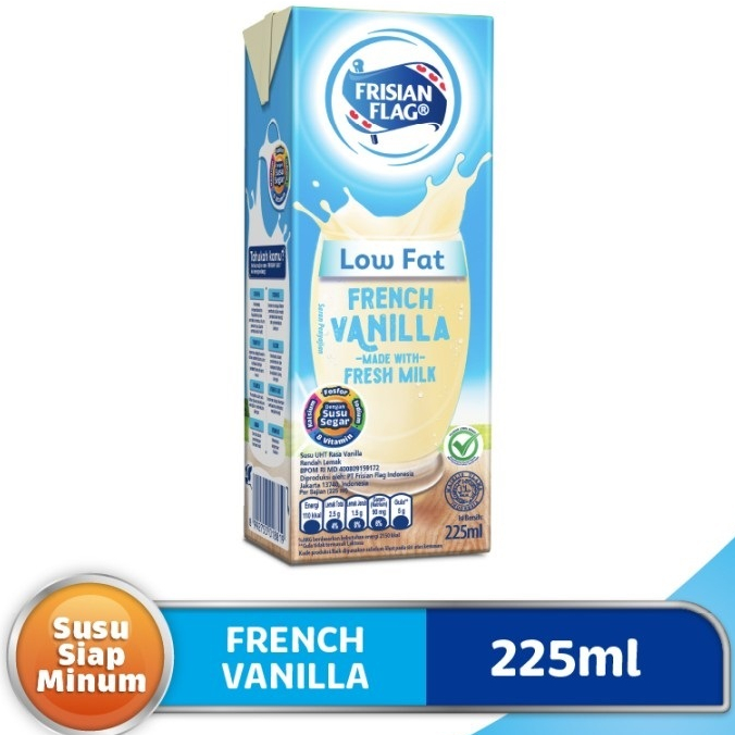 

Frisian Flag Purefarm Low Fat French Vanilla 225 mL UHT 225mL