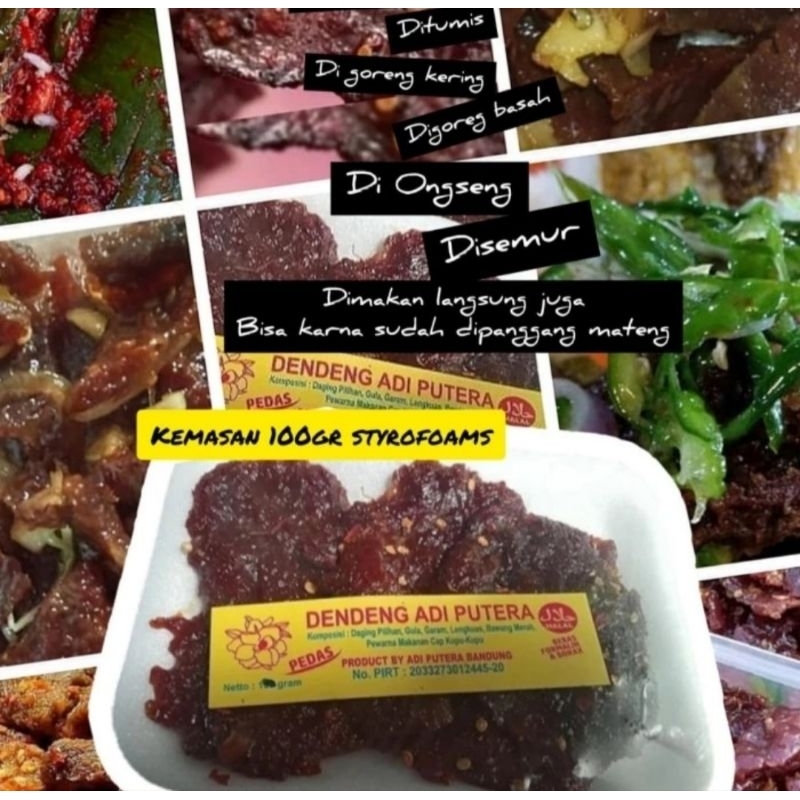 Dendeng daging sapi asli Bandung