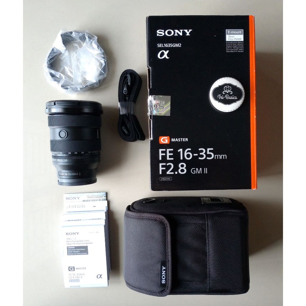 Lensa Sony FE 16-35mm 16-35 mm f2.8 f/2.8 GM II 2 Percis Baru