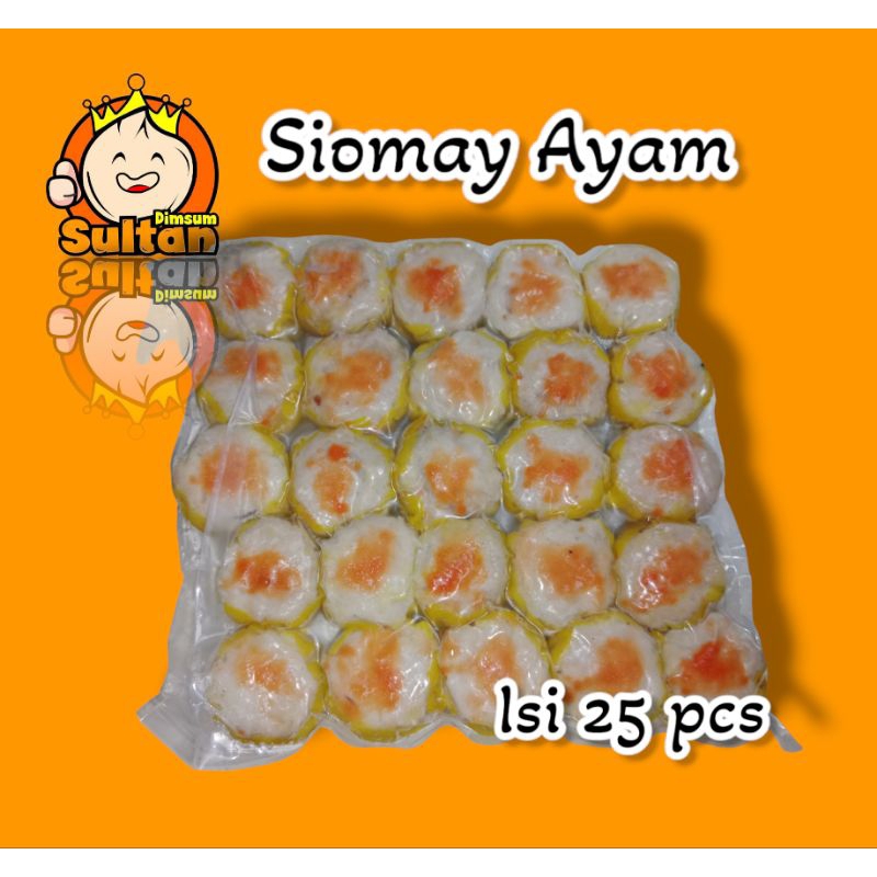 

PREMIUM DIMSUM - Frozen Food SIOMAY AYAM Sultan ISI 25 PCS