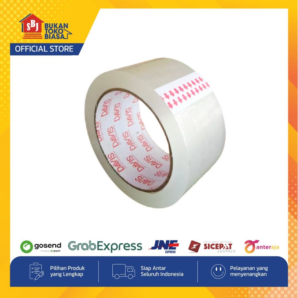 

Ogata Lakban Bening 3" 72 mm x 72 Yard
