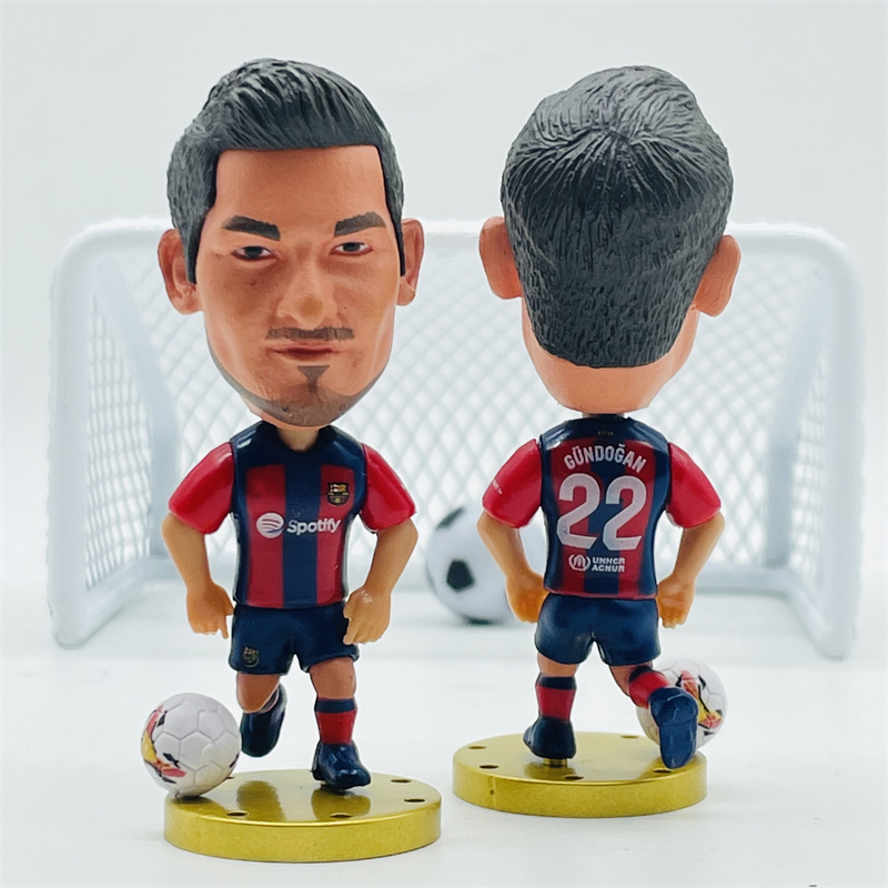 Soccerwe Soccer Action Figure - Ilkay Gundogan Barcelona