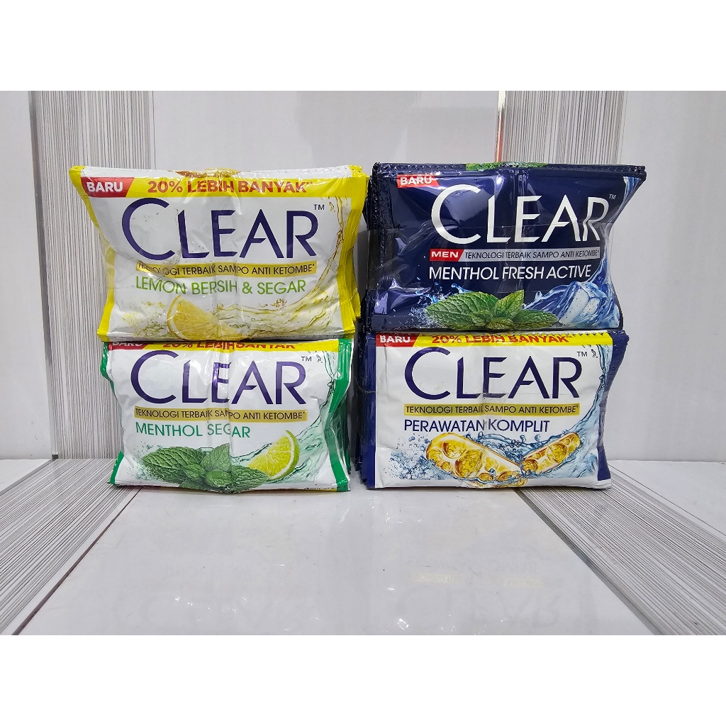 Clear Shampoo Sachet Renceng isi 12