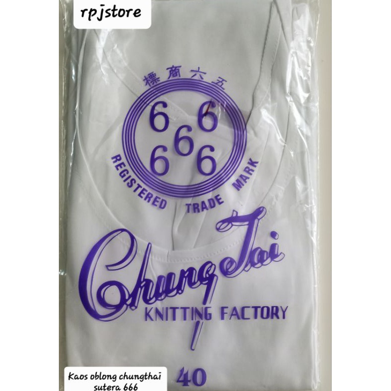 KODE L12E KAOS OBLONG SUTERA CHUNGTAI 666 ASLI