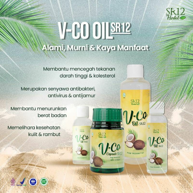 

SR12 VCO OIL MINYAK KELAPA MURNI/ VIRGIN COCONUT OIL SR12