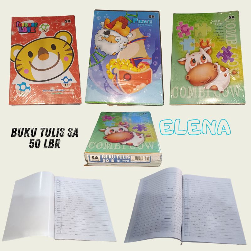 

buku tulis murah SA 50lembar / buku tulis 50lembar (10pcs)