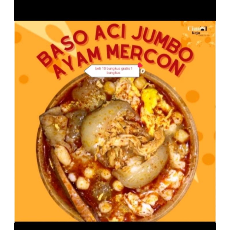 

BASO ACI isi AYAM SUWIR JUMBO /AYAM PEDAS