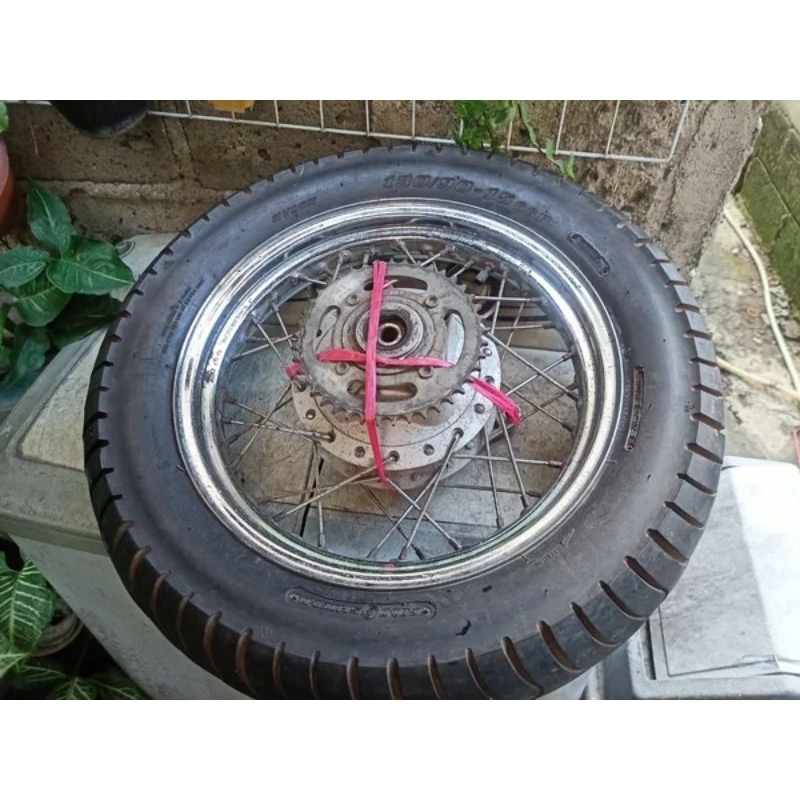 Tromol Ban Velg ring 15 cocok japstyle caferacer tracker scrambler thunder Tiger scorpio vixion w175