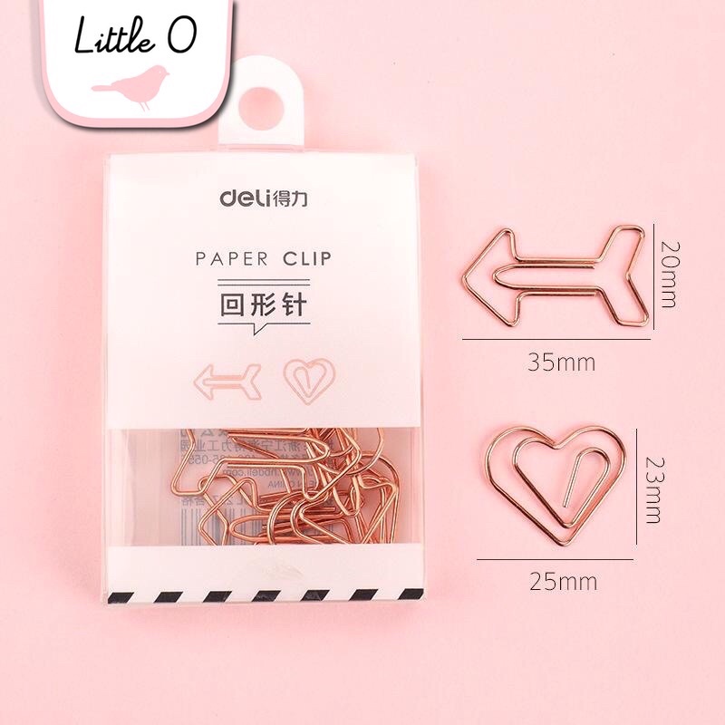 

WAH Gold Paper Clip Klip Kertas penjepit Kertas gold