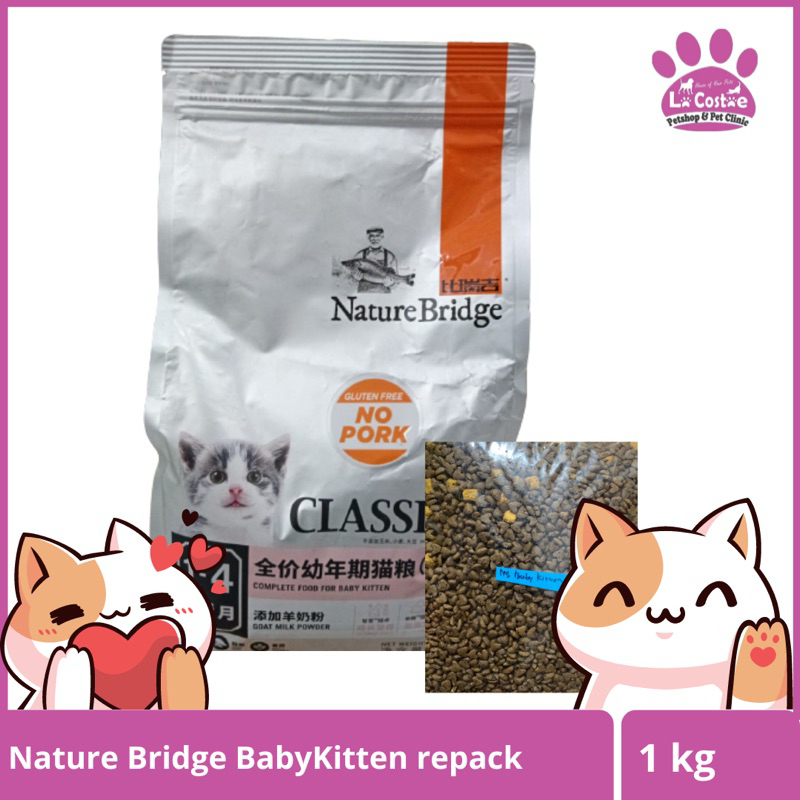 Nature Bridge Baby kitten repack 1kg
