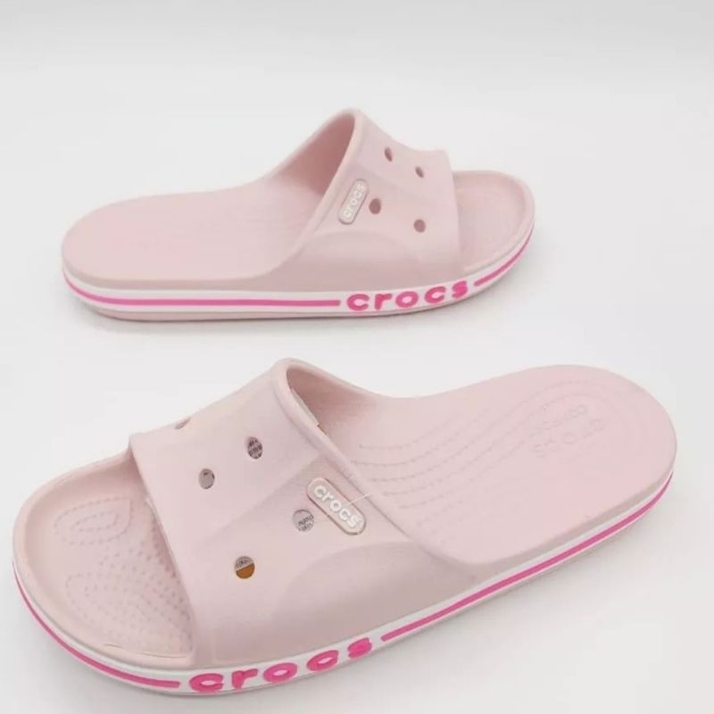 sandal unisex crocs baya slide /sandal flat wanita / sandal karet size jumbo