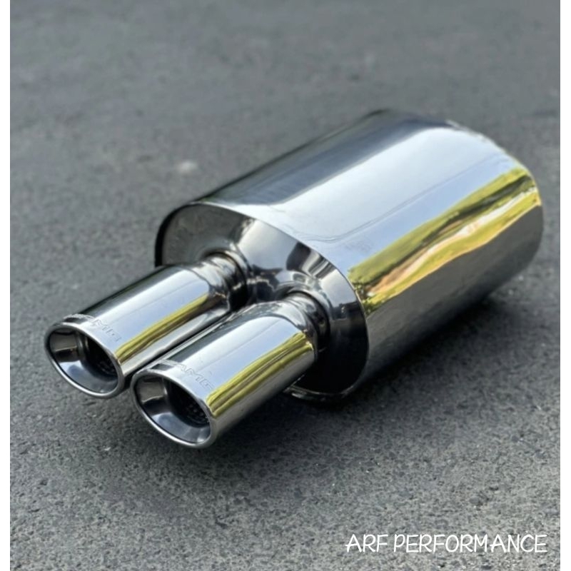 knalpot mobil  sebring AMG - muffler AMG oval / kotak