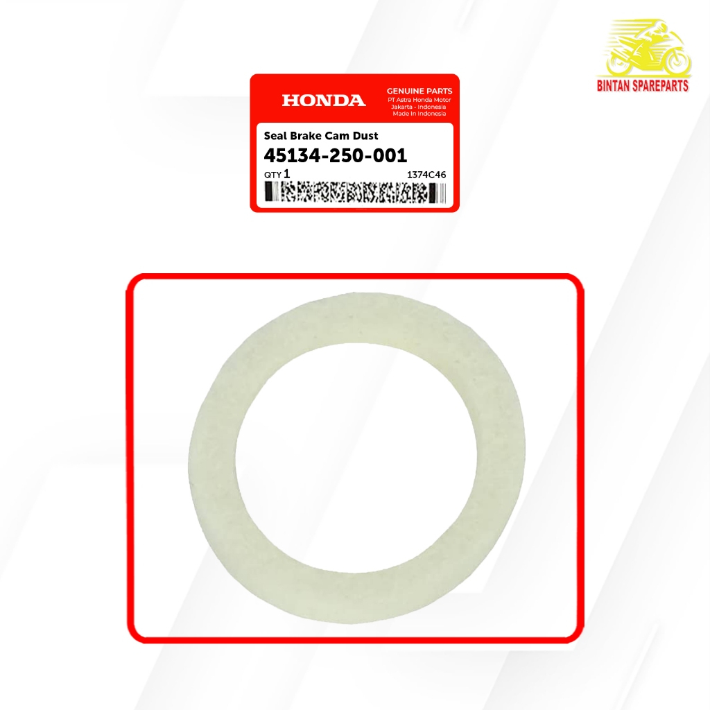 Seal Brake Cam Dust 45134 250 001