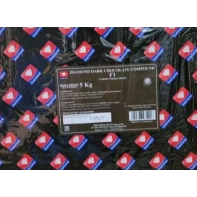 

Diamond dark coumpound coklat batang 5 kg