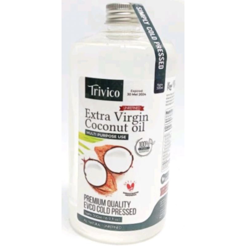 

TRIVICO extra virgin coconut oil minyak kelapa murni organik 500 ml (bisa untuk detox)