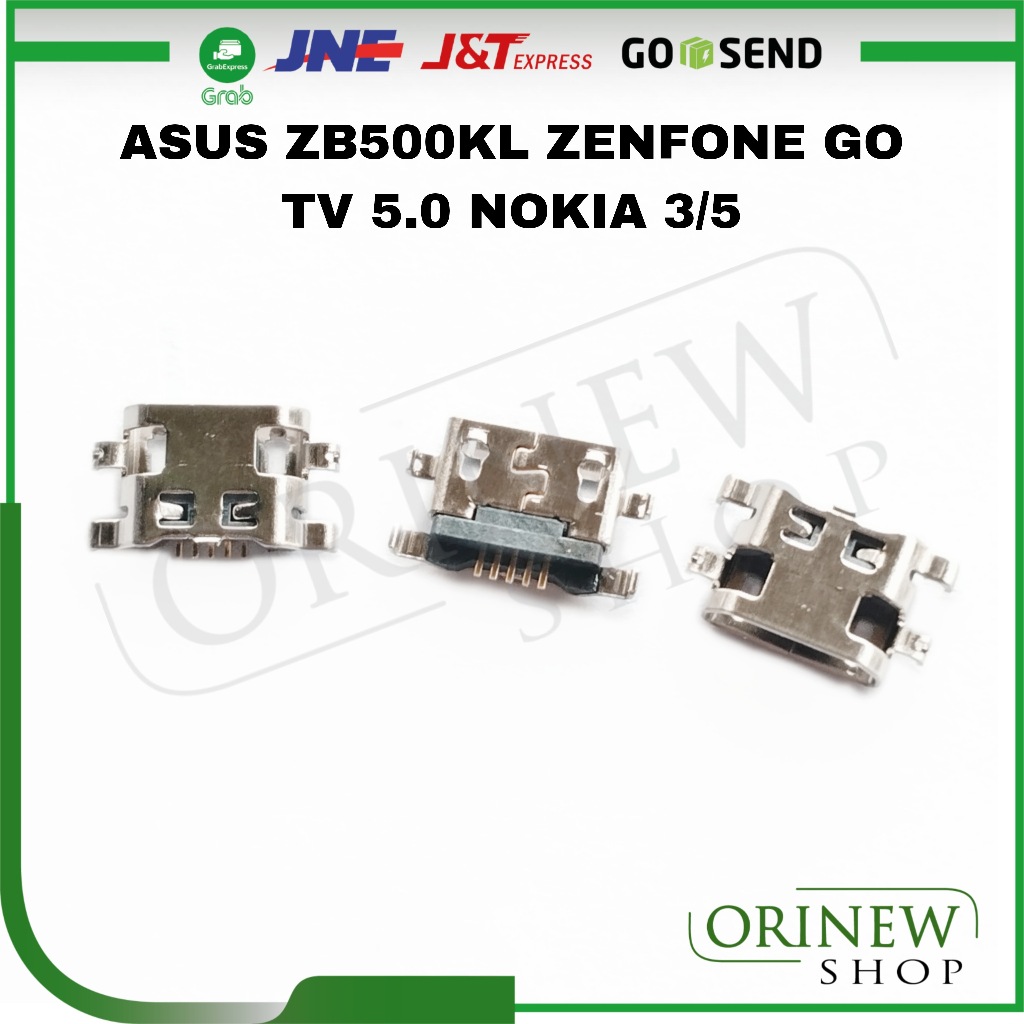 Asus Zb500kl Zenfone Go Tv 5.0 Nokia 3/5 Connector Charger Konektor Cas Con Tc