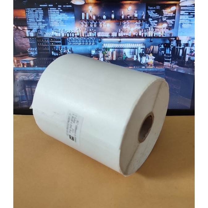 

LABEL BARCODE SEMICOATED 100x40 mm ISI 1250 PCS STIKER 100 x 40 ETIKET