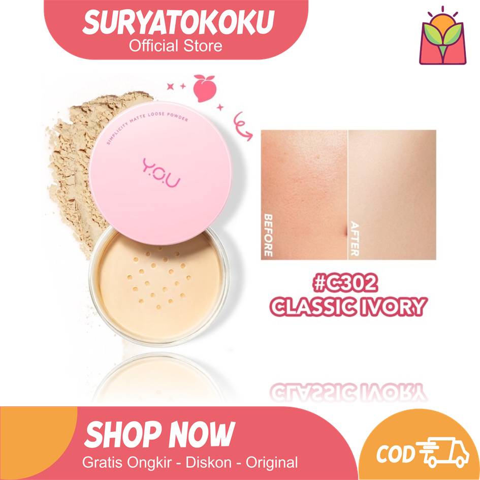 YOU Simplicity Perfect Matte Loose Powder - Bedak Tabur