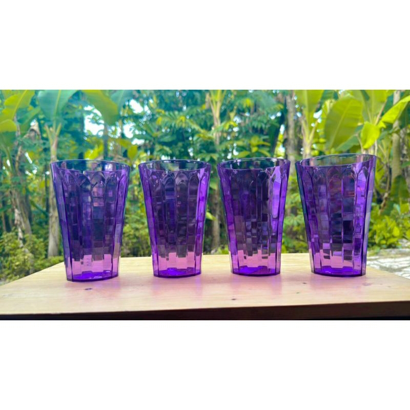 Deluxe Tumbler- Familia Mug- Gelas crystal Tupperware Ecer 1pcs