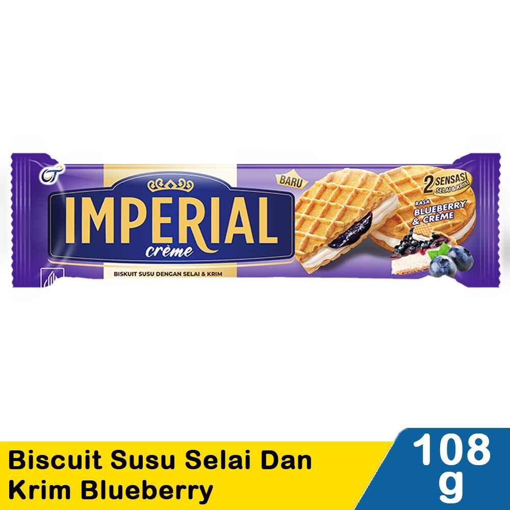 

Aneka Biskuit Imperial Creme Biskuit Waffle Susu Selai dan Krim Bluberry & Raspberry 108 Gr, Delbis Special Gandum Cokelat & Strawberry Roll 115 Gr