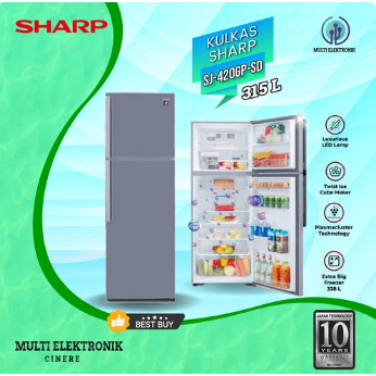 Kulkas 2 Pintu Sharp SJ 420