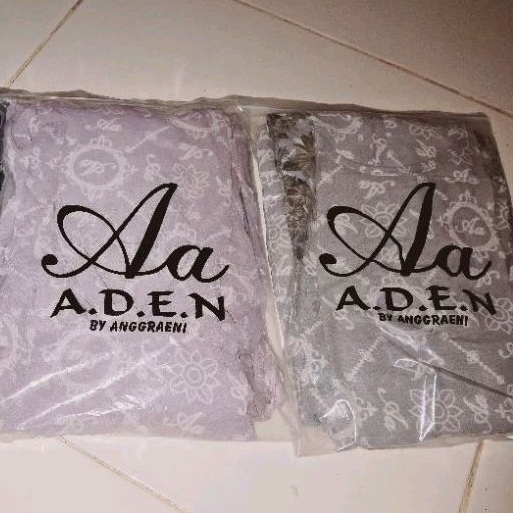 SALEE Outer kate by aden hijab grade B guava melody, rustic green