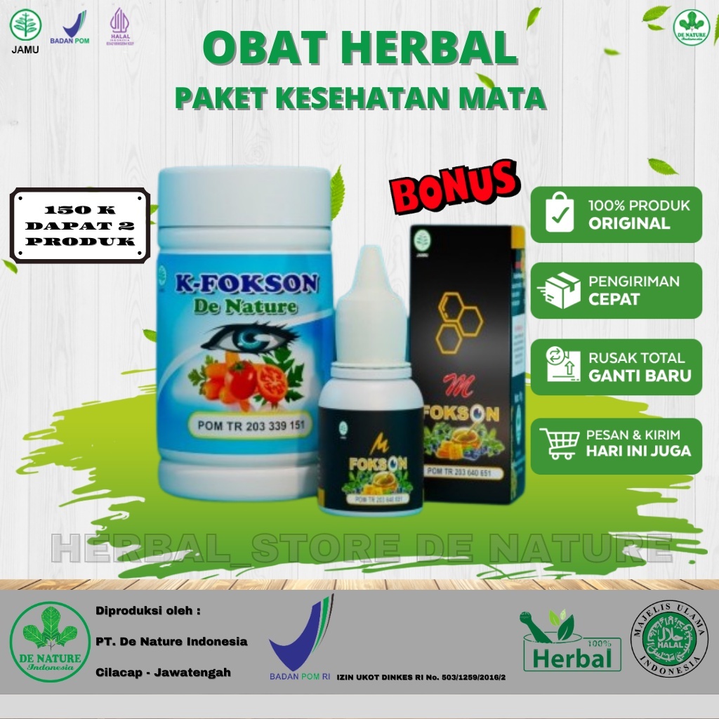 Obat Katarak Mata Minus Vitama DeNature