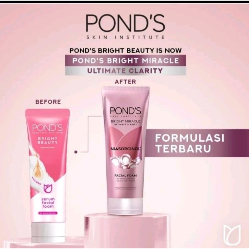 PONDS  BRIGHT MIRACLE 100G PENCUCI MUKA