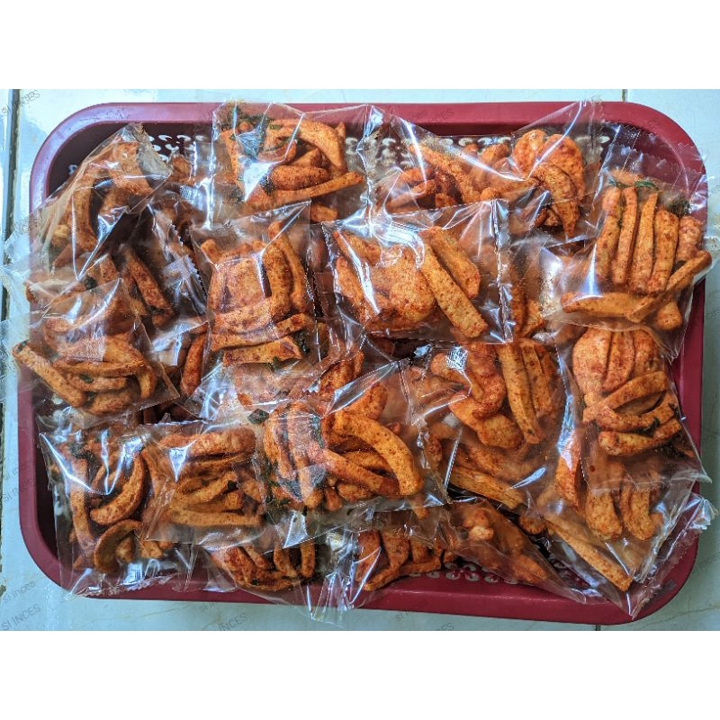 

Basreng pedas Daun jeruk kemasan 1 pcs