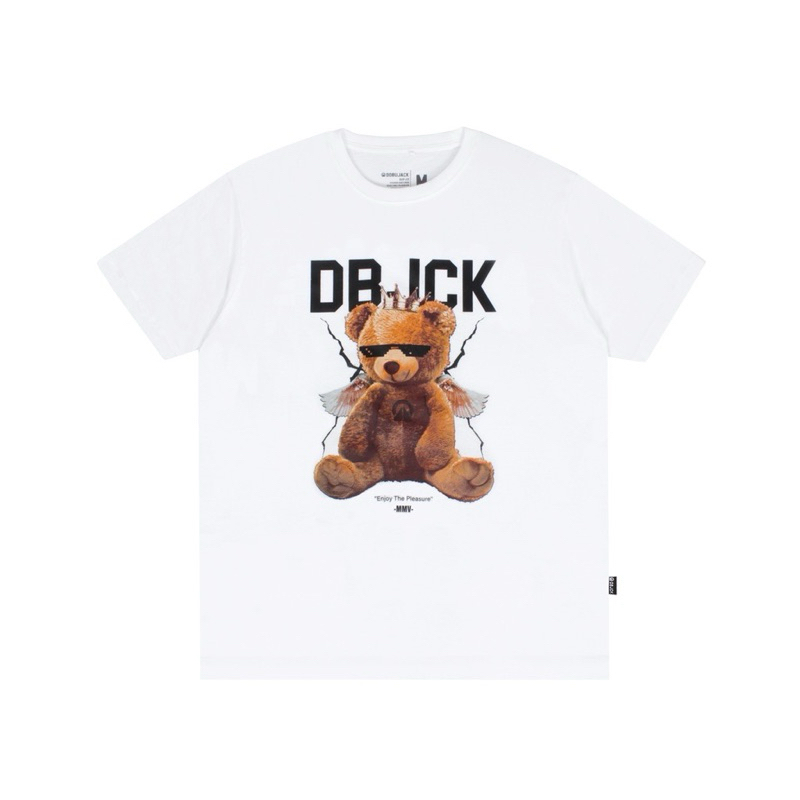 Kaos Dobujack Putih Bear Strom T-shirt Pria Wanita
