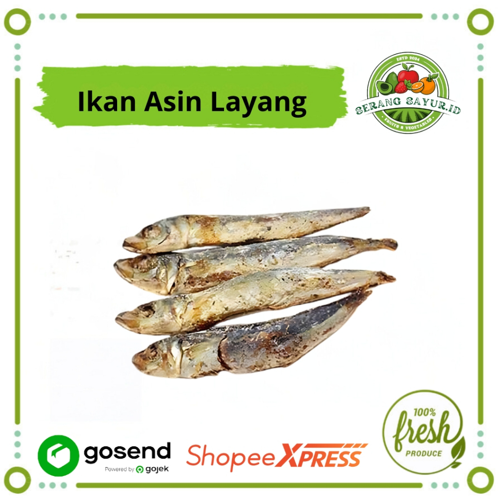 

[INSTAN SERANG] IKAN ASIN LAYANG 100 GR - 250 GR