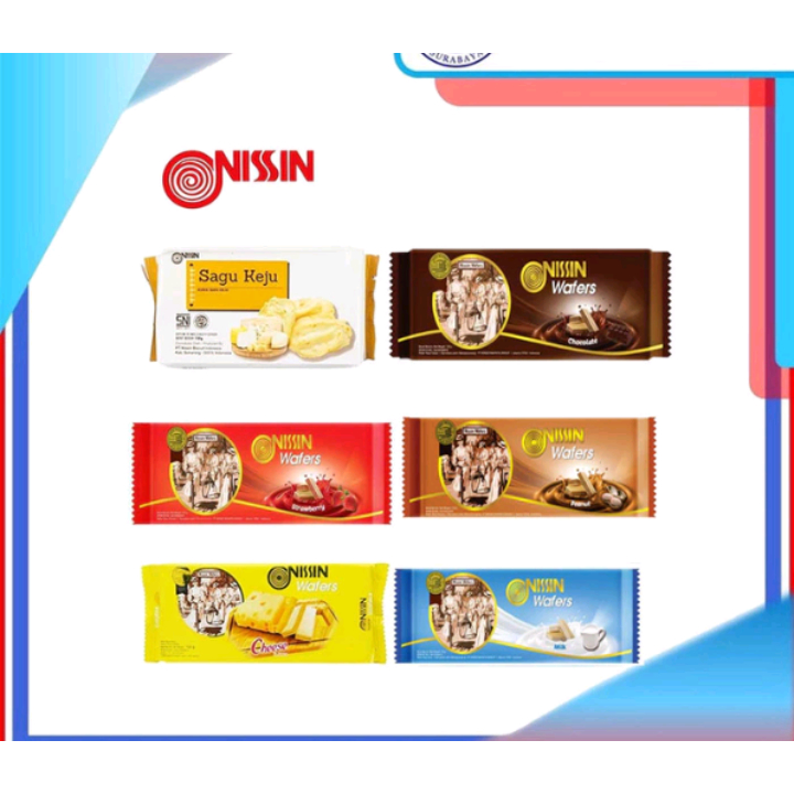 

nissin wafer netto 110gr vanila strawberry peanut chocolate coklat