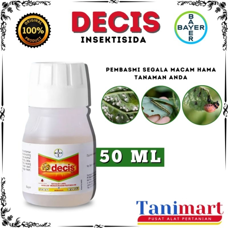DECIS INSEKTISIDA 50 ML / INSEKTISIDA MURAH ORIGINAL / RACUNG UDANG / OBAT UDANG / OBAT SERANGGA / O