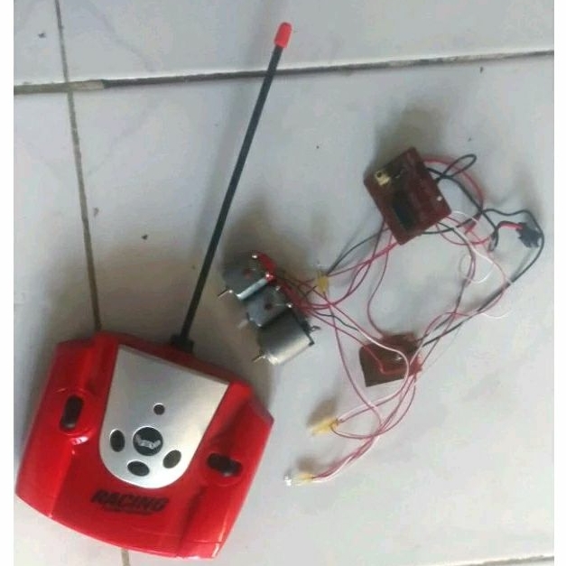 PCB set + remot RC mobil remot 5 Chanel 6volt