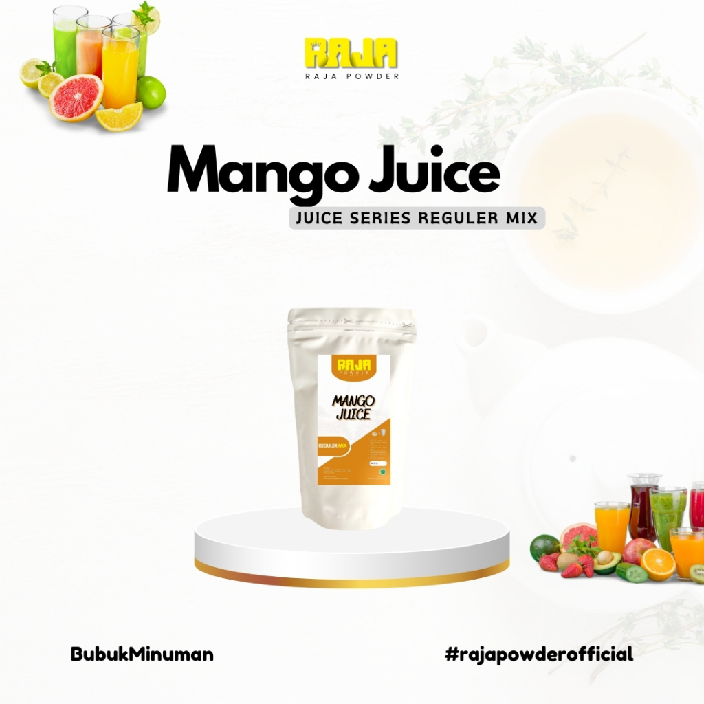 

Bubuk Jus Buah Mangga Bubuk Minuman Mango Juice Powder 500 gram