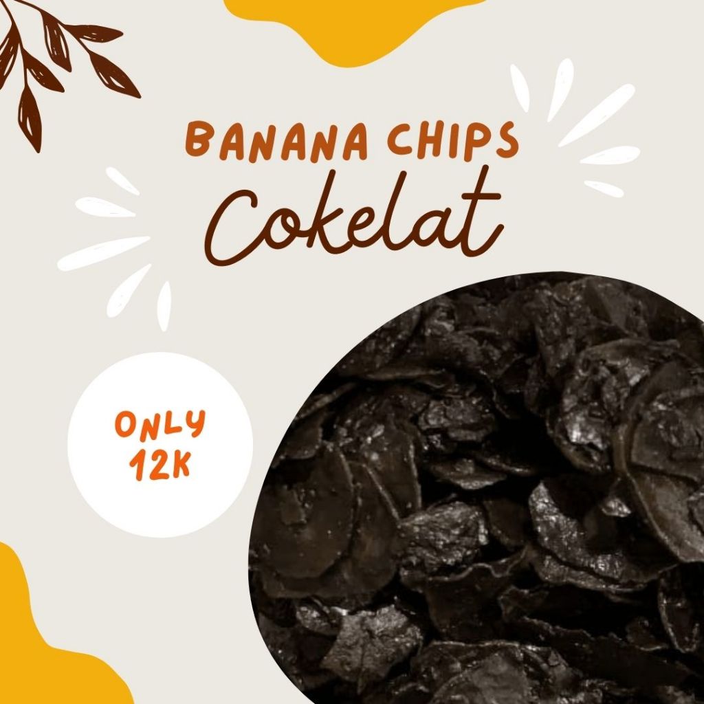 

Banana Chips - Rasa Cokelat - 100 Gr