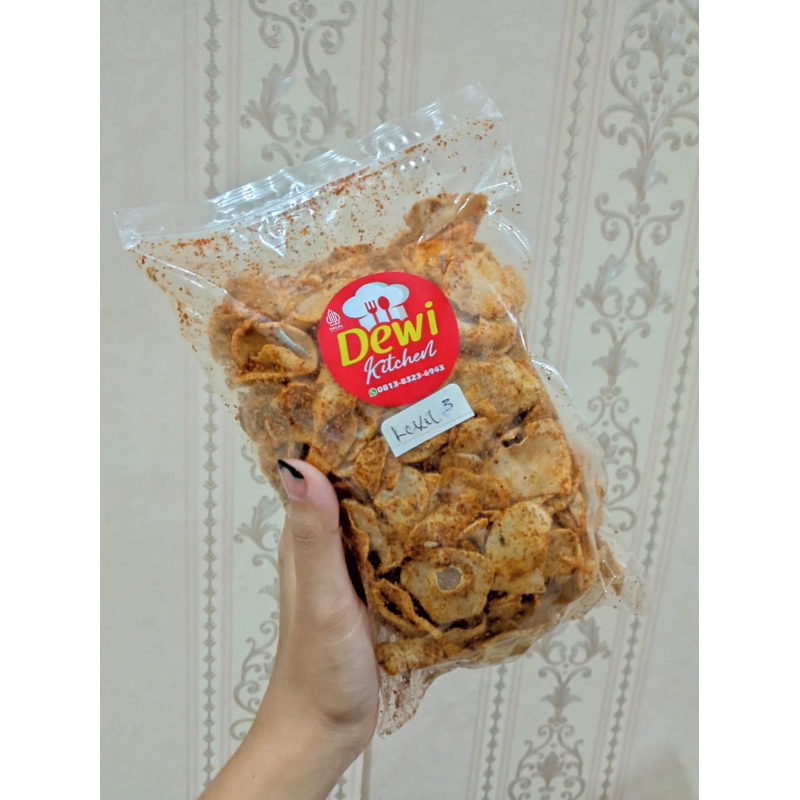 

Basreng Pedas Daun Jeruk 1kg/Cemilan Basreng/Cemilan Enak/Basreng Pedas