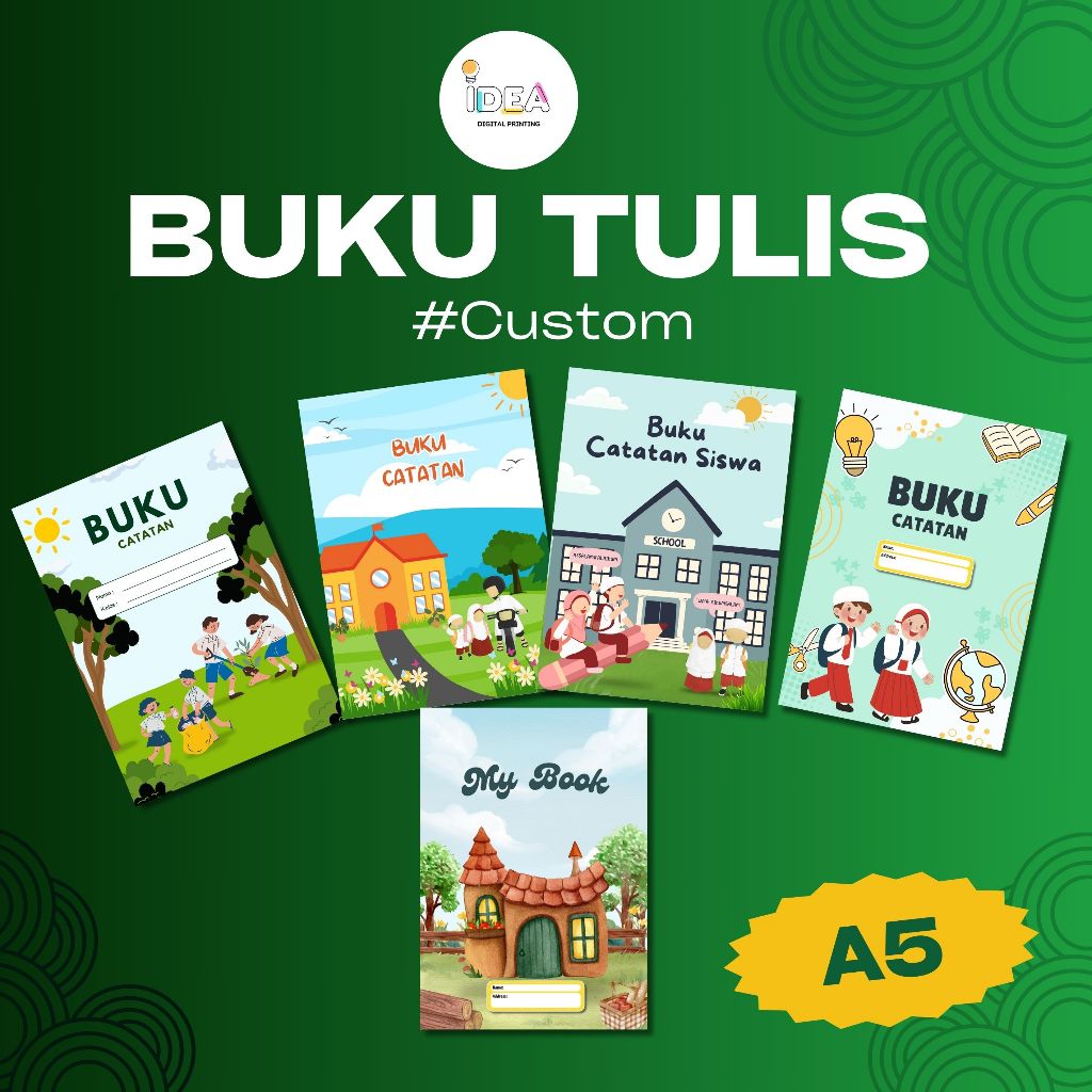 

CUSTOM BUKU TULIS ANAK KARAKTER LUCU