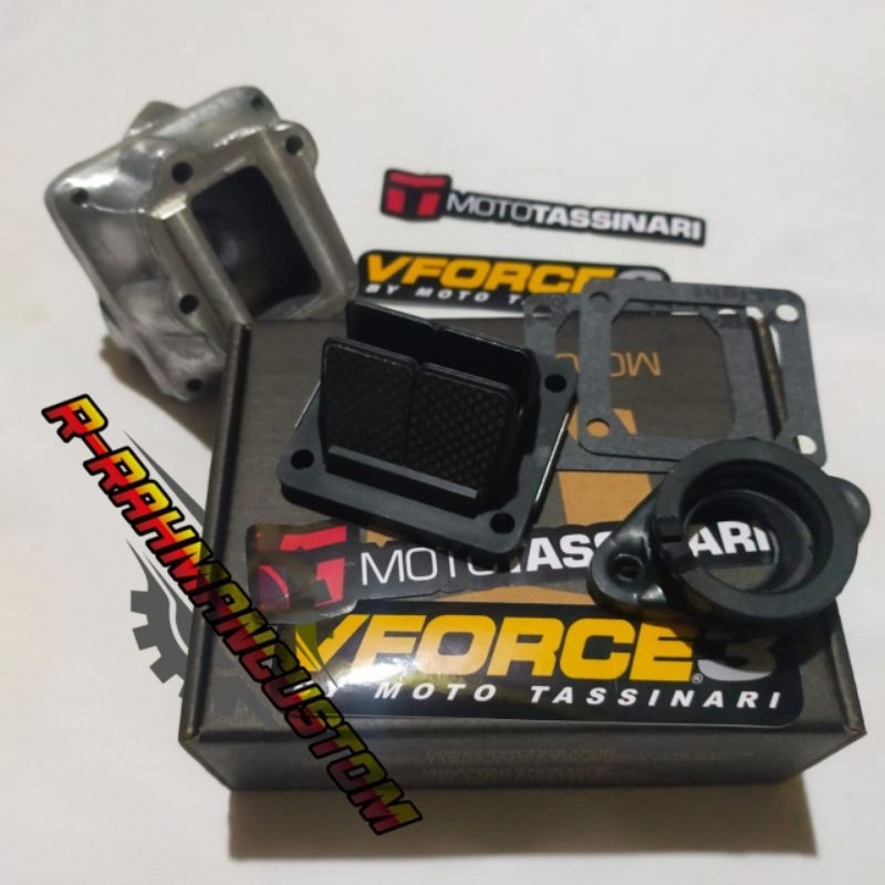 INTEK INTAKE MANIFOLD MANIPOL KODOK FIZ R MEMBRAN VFORCE 3 LIDAH KARBON PLUS KARET 28 MANIPOL KODOK 