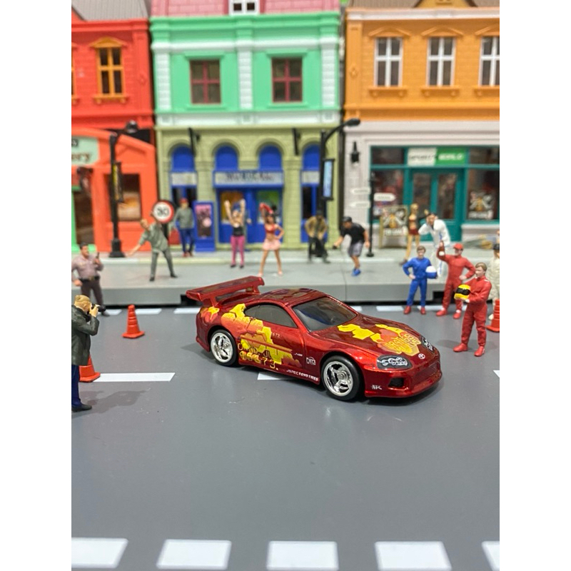 Hot Wheels Custom Ban Karet Toyota Supra Fast Furious Edition 9