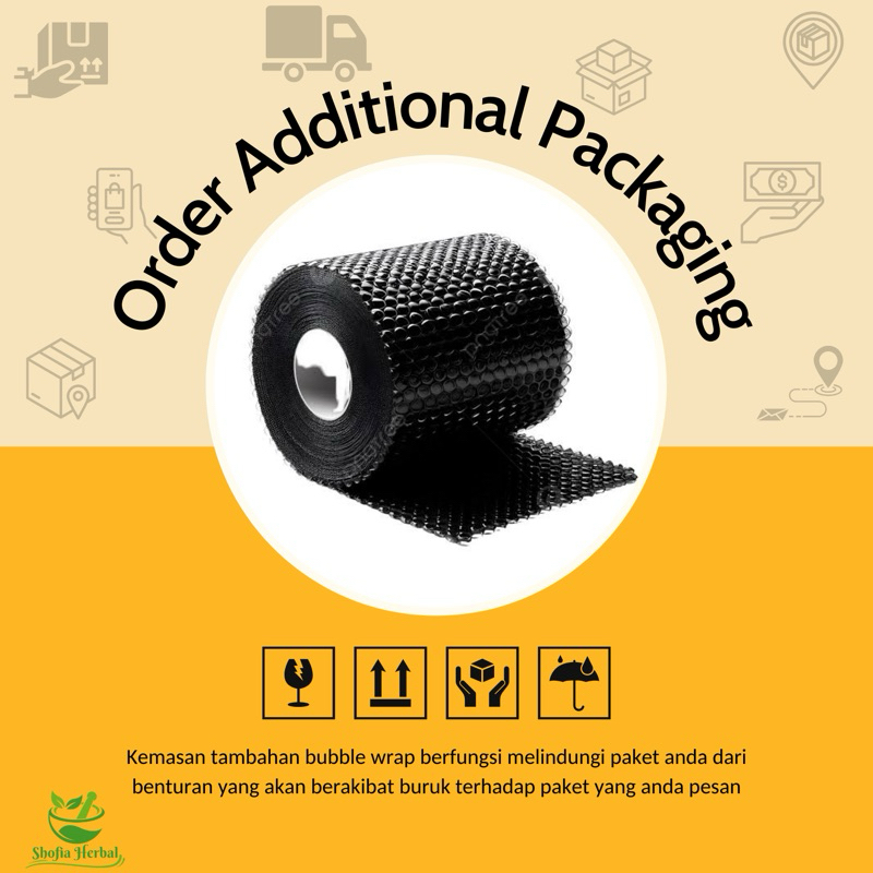 

Bubble Wrap Tambahan Untuk Keamanan Paket Anda
