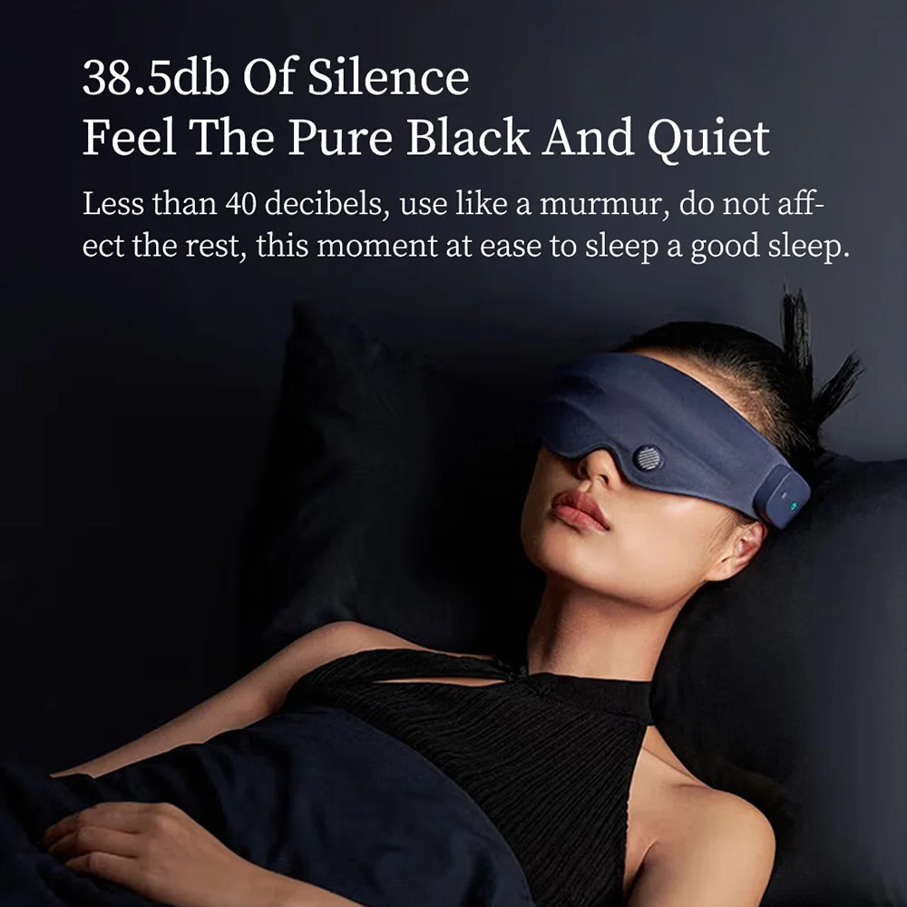 Sleep Massage Eye Mask Alat Pijat Kompres Mata Elektrik Getar Pil Relaksasi Tidur Meditasi Deap Slee