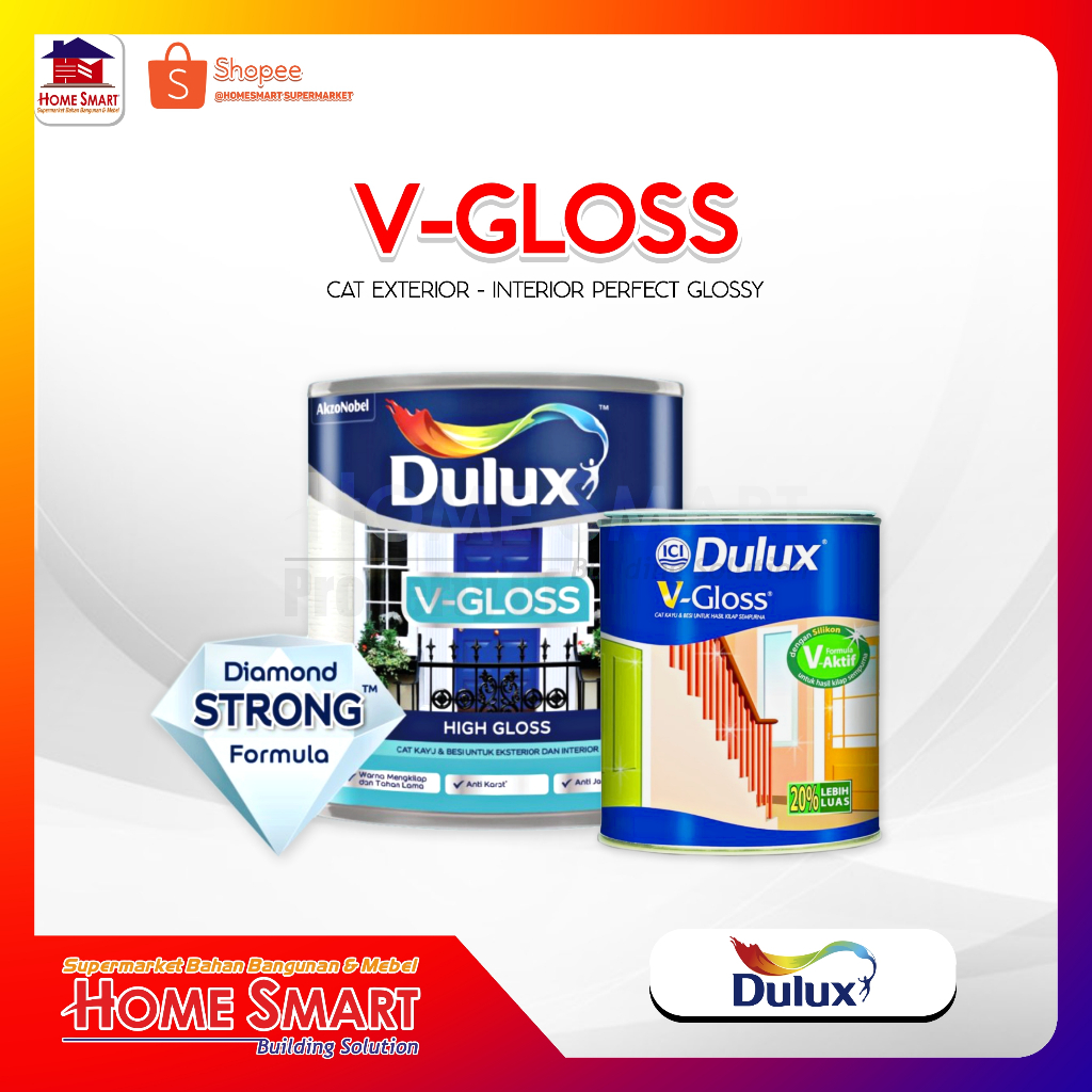 CAT MINYAK KAYU DAN BESI DULUX VGLOSS