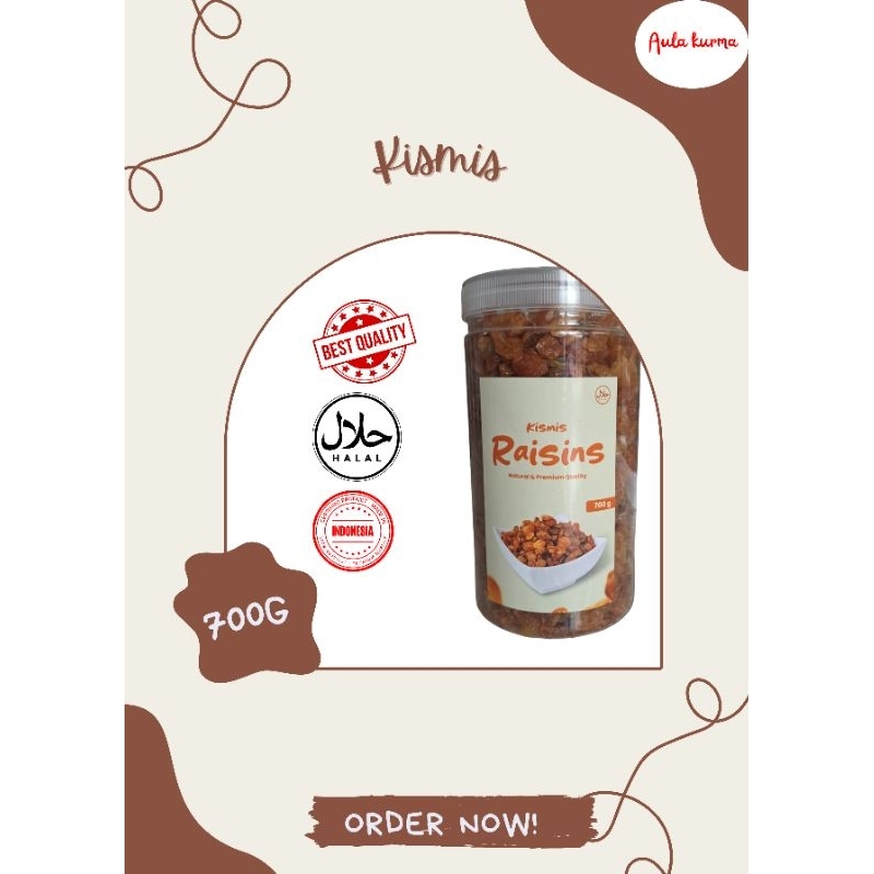 

Kismis premium Toples 700g