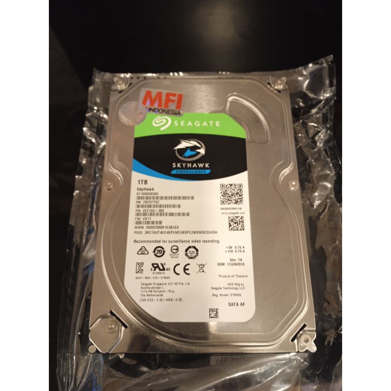 HDD cctv merek Seagate 1 tb